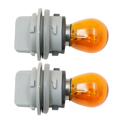 Set Front Turn Signal Lamp Light Bulb w/ Socket For Hyundai Genesis 2009-2013