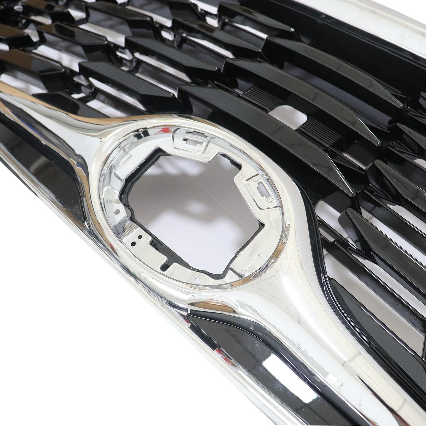Fits For 2020-2022 Toyota Highlander Front Bumper Upper Grille Chrome Trim Grill