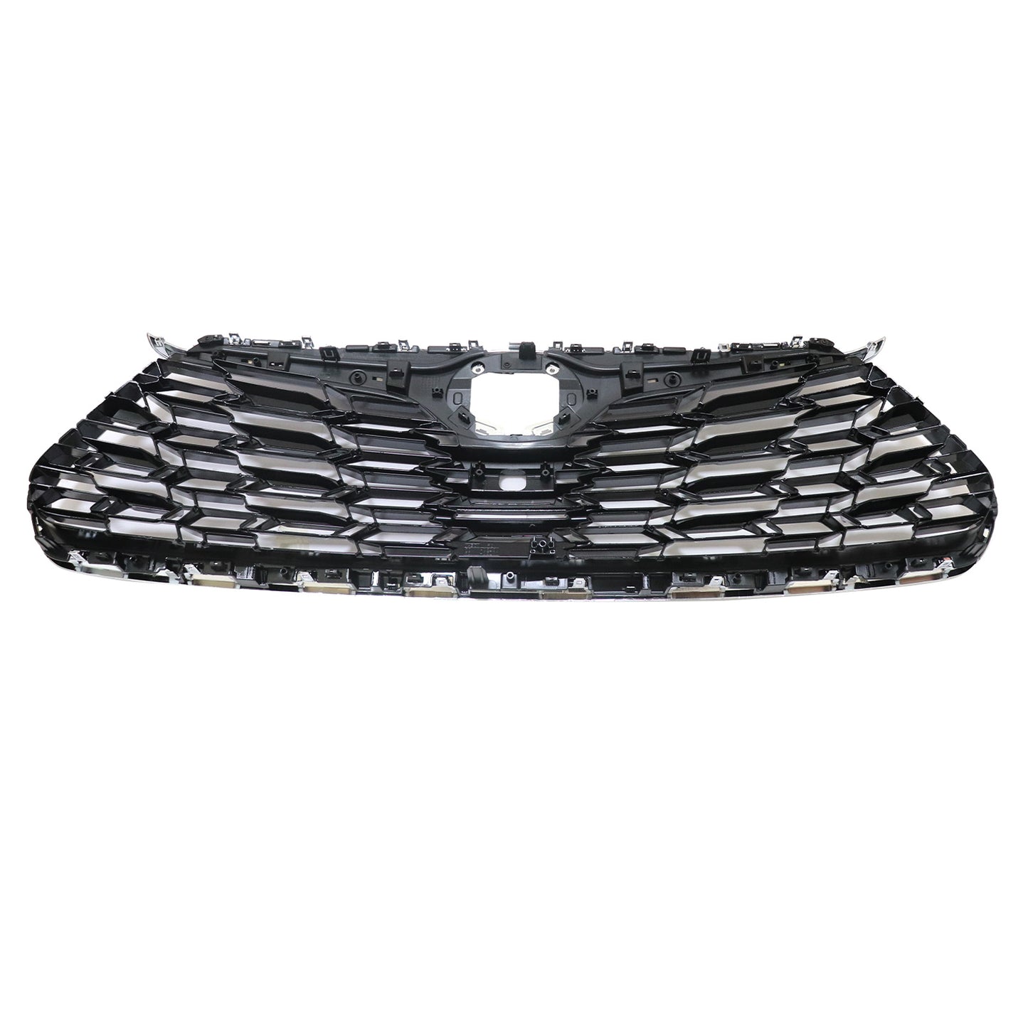 Fits For 2020-2022 Toyota Highlander Front Bumper Upper Grille Chrome Trim Grill