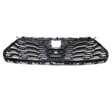 Fits For 2020-2022 Toyota Highlander Front Bumper Upper Grille Chrome Trim Grill