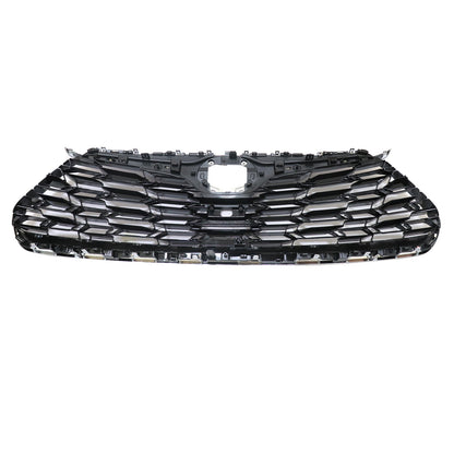 Fits For 2020-2022 Toyota Highlander Front Bumper Upper Grille Chrome Trim Grill