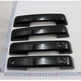 For Ford F250 F350 Super Duty 2023 2024 2025 Gloss Black Door Handle Covers