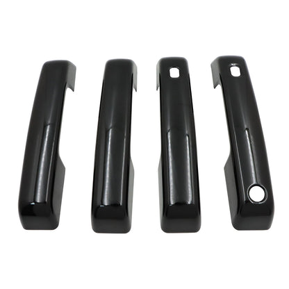 For Ford F250 F350 Super Duty 2023 2024 2025 Gloss Black Door Handle Covers