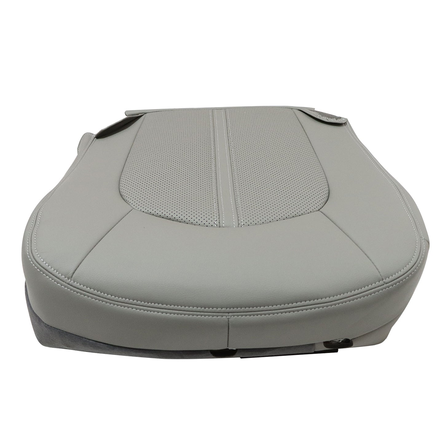 For Cadillac CTS 2008-2013 Passenger Bottom Replacement Leather Seat Cover Gray