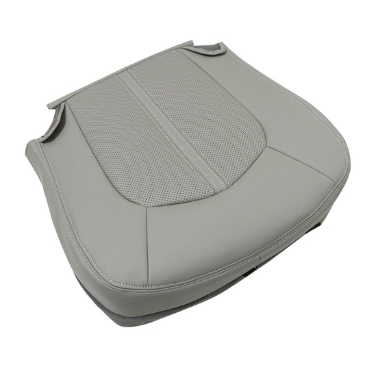 For Cadillac CTS 2008-2013 Passenger Bottom Replacement Leather Seat Cover Gray