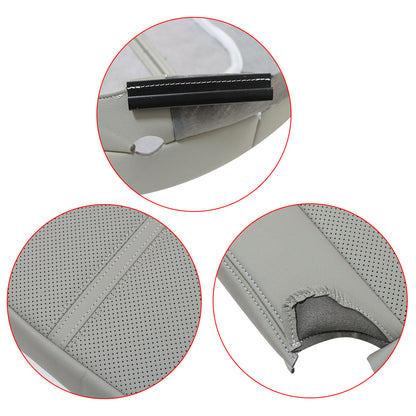For Cadillac CTS 2008-2013 Passenger Bottom Replacement Leather Seat Cover Gray