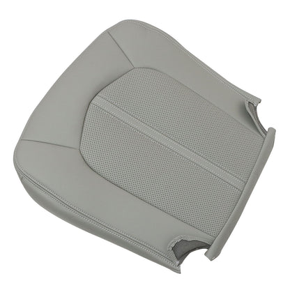 For Cadillac CTS 2008-2013 Passenger Bottom Replacement Leather Seat Cover Gray