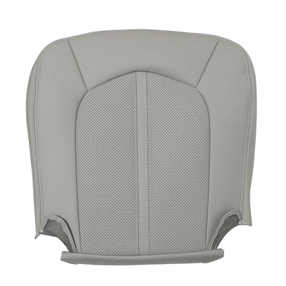 For Cadillac CTS 2008-2013 Passenger Bottom Replacement Leather Seat Cover Gray