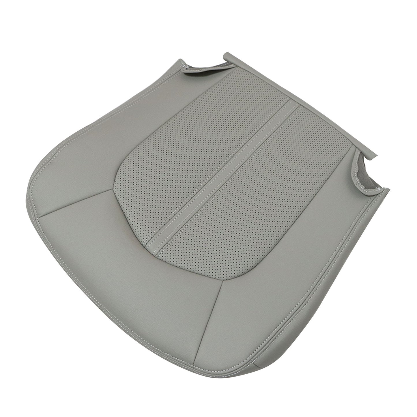 For Cadillac CTS 2008-2013 Passenger Bottom Replacement Leather Seat Cover Gray