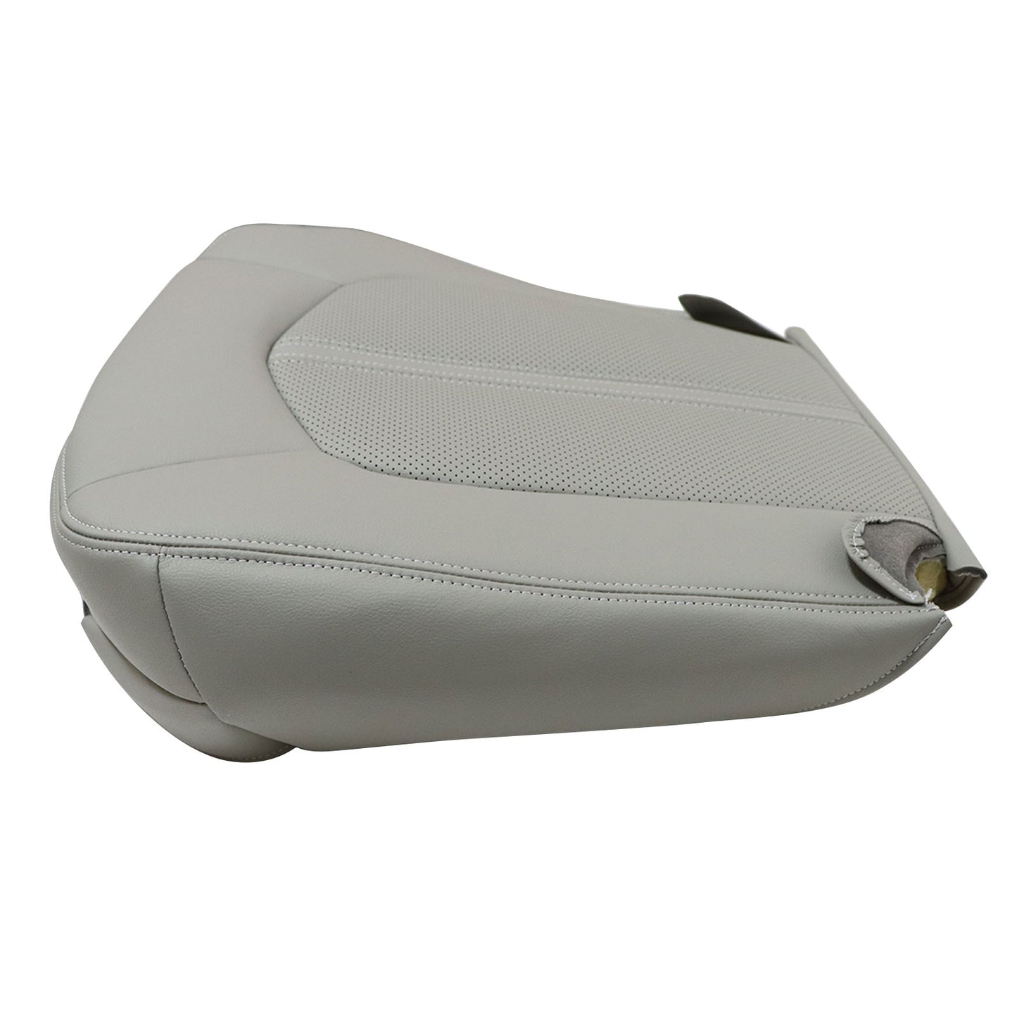For Cadillac CTS 2008-2013 Passenger Bottom Replacement Leather Seat Cover Gray