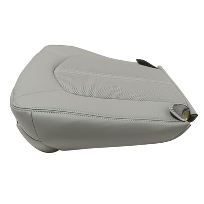 For Cadillac CTS 2008-2013 Passenger Bottom Replacement Leather Seat Cover Gray