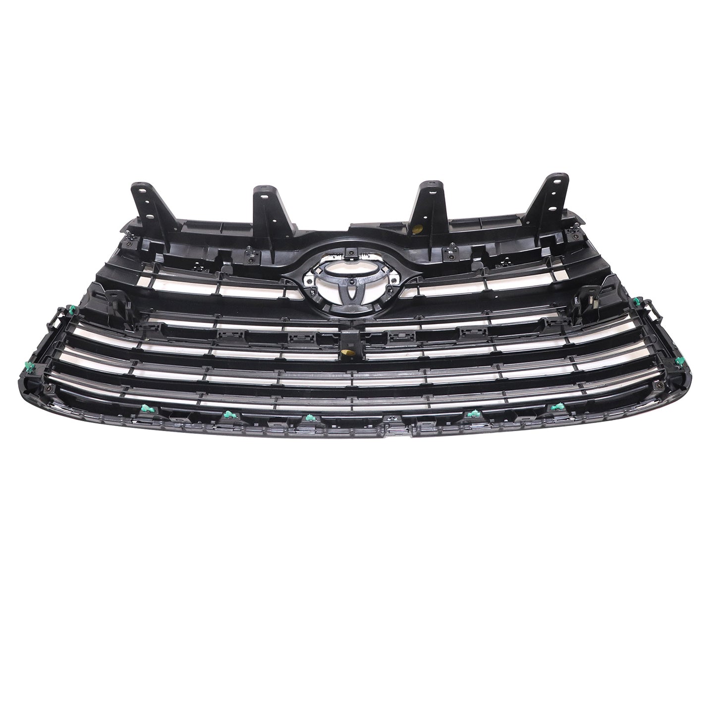 For 2014 2015 -16 Toyota Highlander Gloss Chrome Front Bumper Grille Replacement