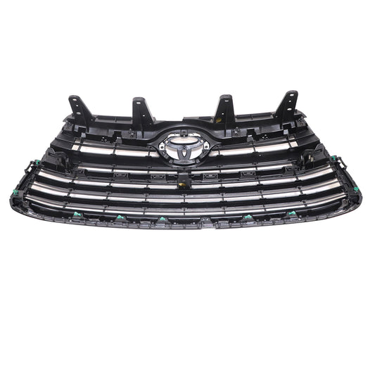 For 2014 2015 -16 Toyota Highlander Gloss Chrome Front Bumper Grille Replacement
