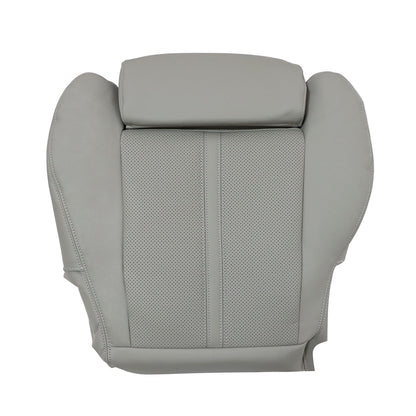 Driver Bottom Perforated Leather Seat Cover Gray Fit For 2010-2016 Cadillac SRX