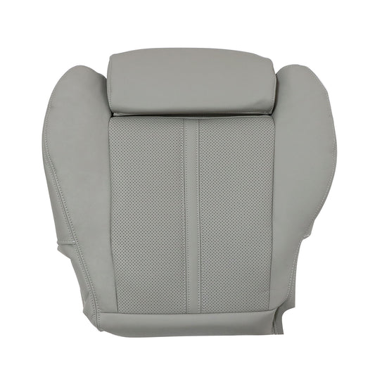 Driver Bottom Perforated Leather Seat Cover Gray Fit For 2010-2016 Cadillac SRX