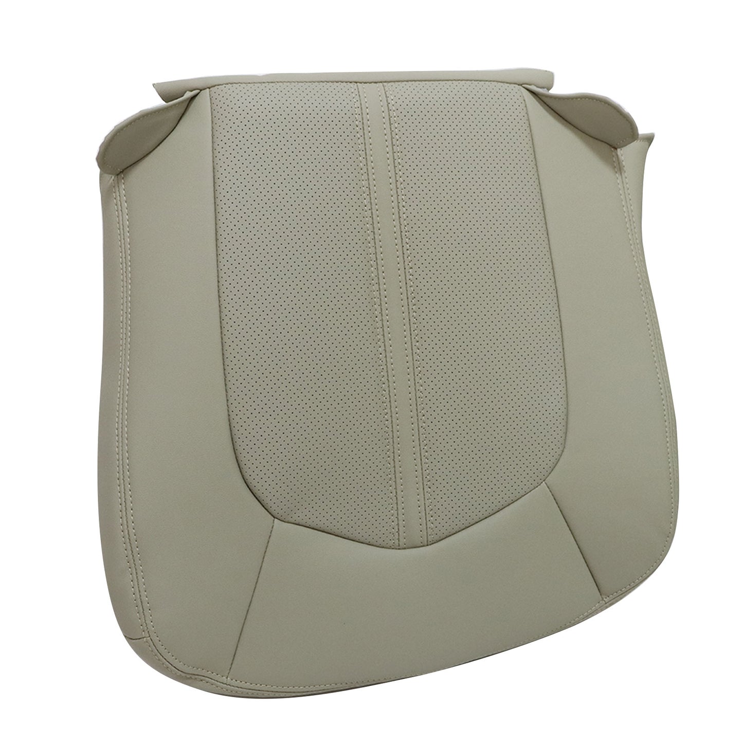2008 to 2013 For Cadillac CTS Driver Bottom Perforated Leather Seat Cover Tan