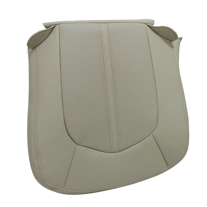 2008 to 2013 For Cadillac CTS Driver Bottom Perforated Leather Seat Cover Tan