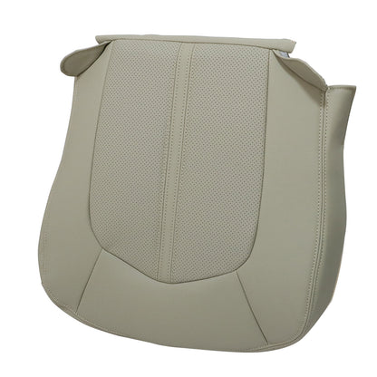 2008 to 2013 For Cadillac CTS Driver Bottom Perforated Leather Seat Cover Tan