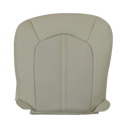 2008 to 2013 For Cadillac CTS Driver Bottom Perforated Leather Seat Cover Tan