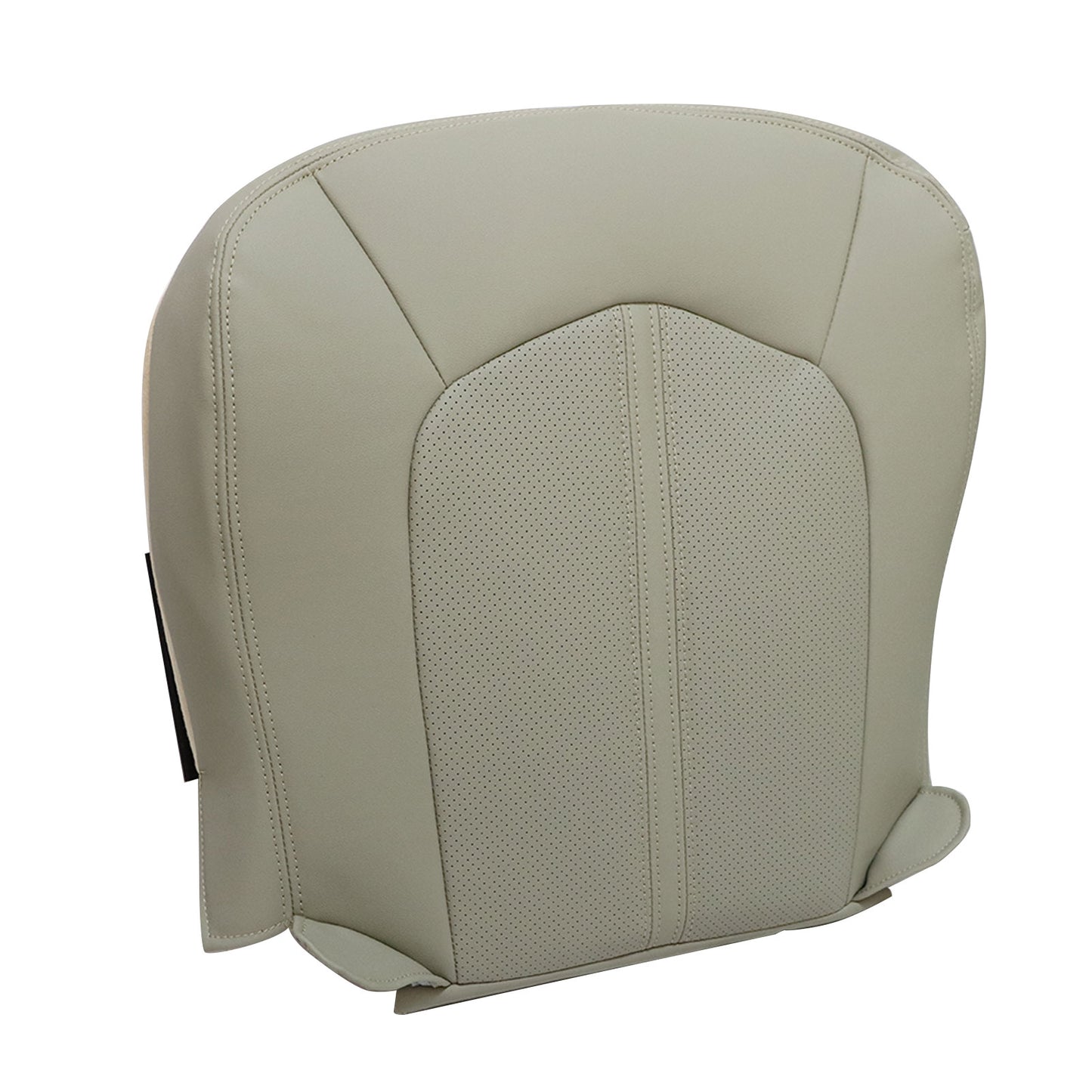 2008 to 2013 For Cadillac CTS Driver Bottom Perforated Leather Seat Cover Tan