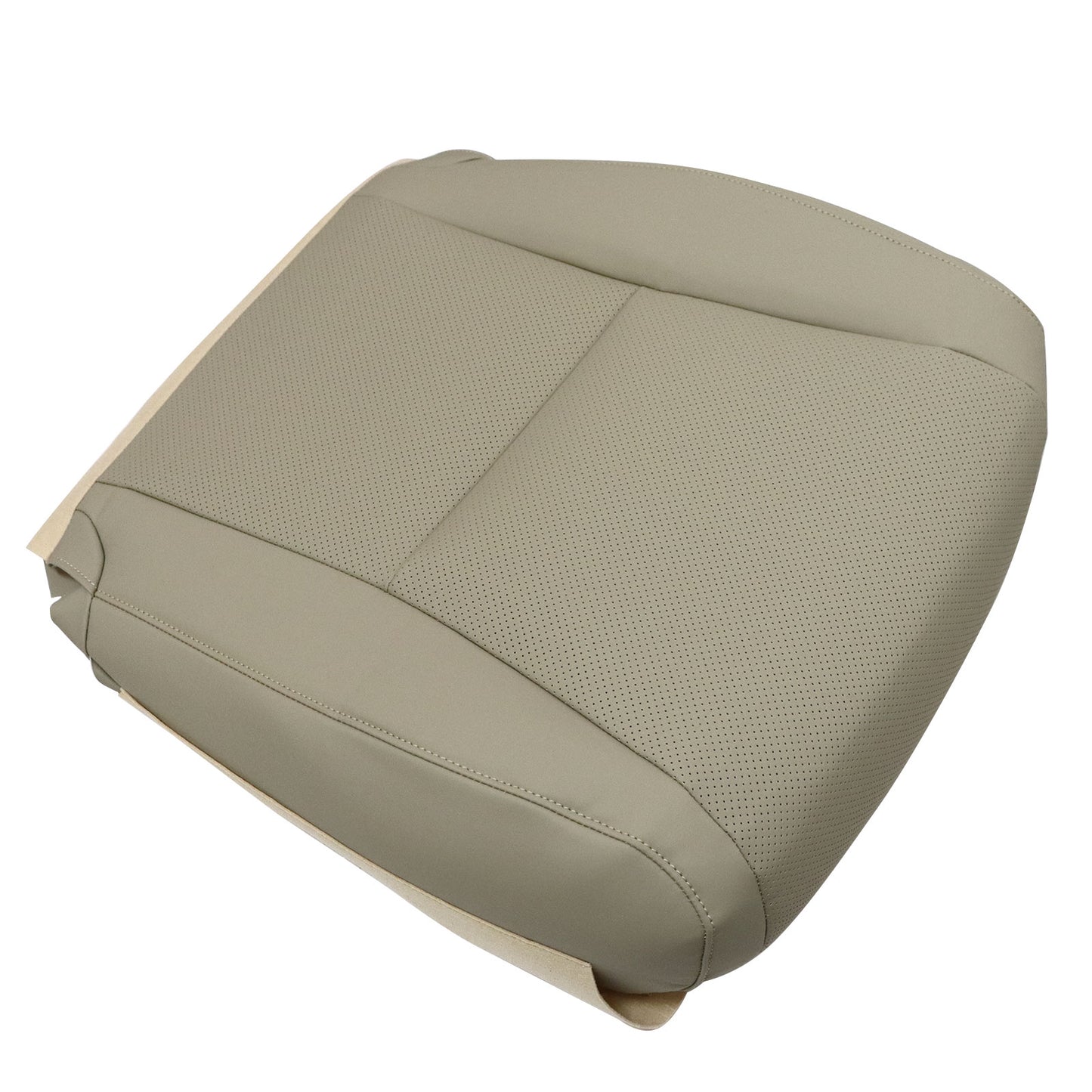 For 2010-2015 Lexus RX350 450h Driver Bottom Perforated Leather Seat Cover Tan
