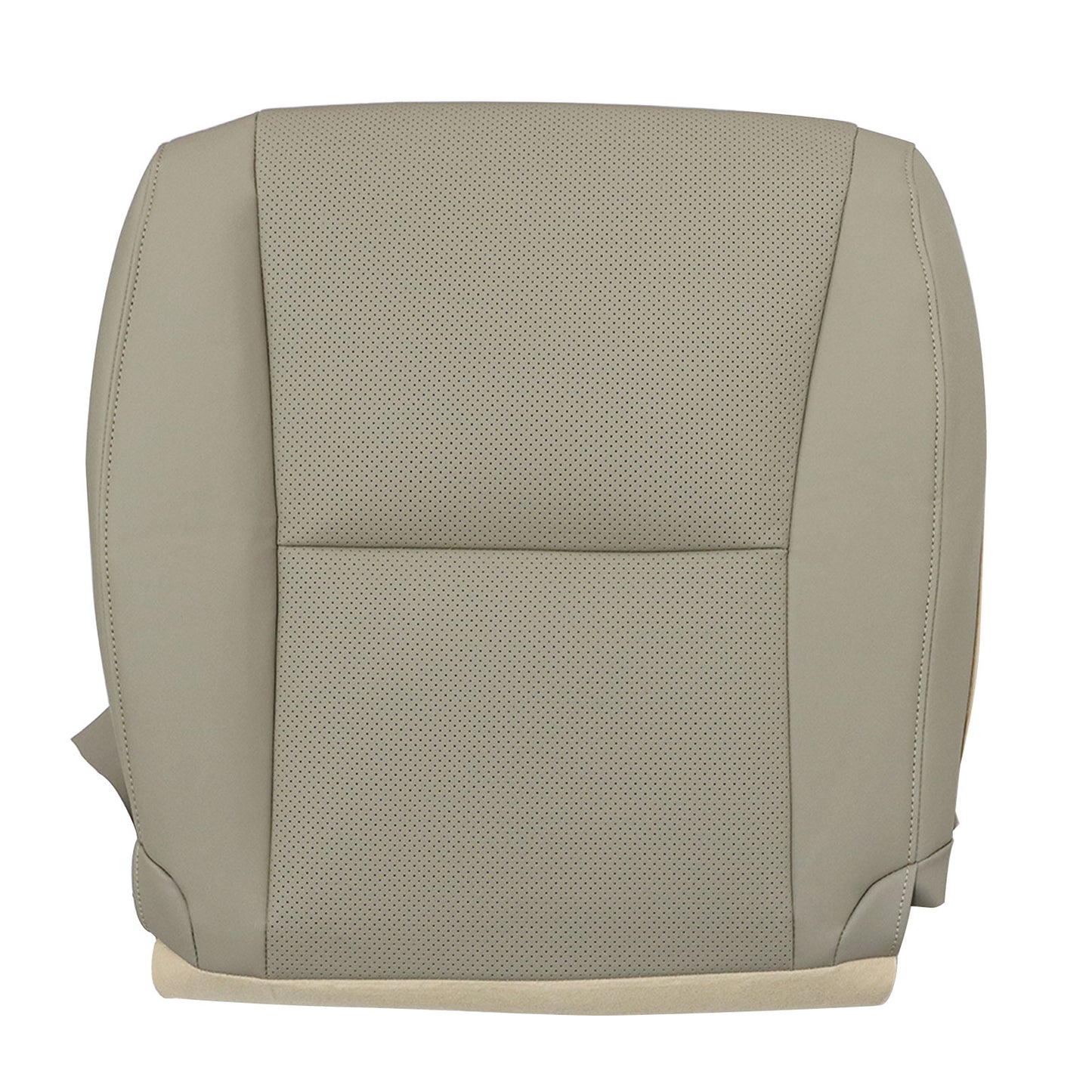 For 2010-2015 Lexus RX350 450h Driver Bottom Perforated Leather Seat Cover Tan