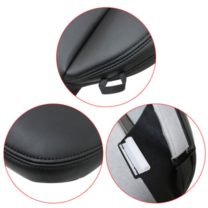 For 2006 2007 Ford F150 Davidson Driver Bottom Leather Seat Cover BLACK