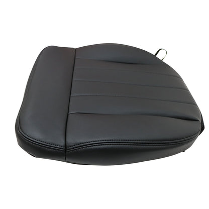 For 2006 2007 Ford F150 Davidson Driver Bottom Leather Seat Cover BLACK