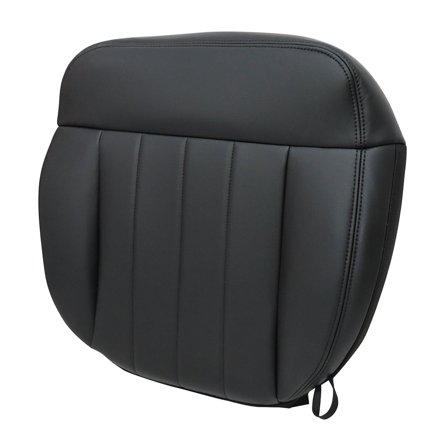 For 2006 2007 Ford F150 Davidson Driver Bottom Leather Seat Cover BLACK