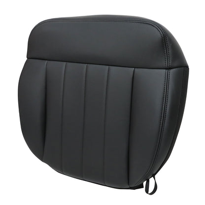 For 2006 2007 Ford F150 Davidson Driver Bottom Leather Seat Cover BLACK