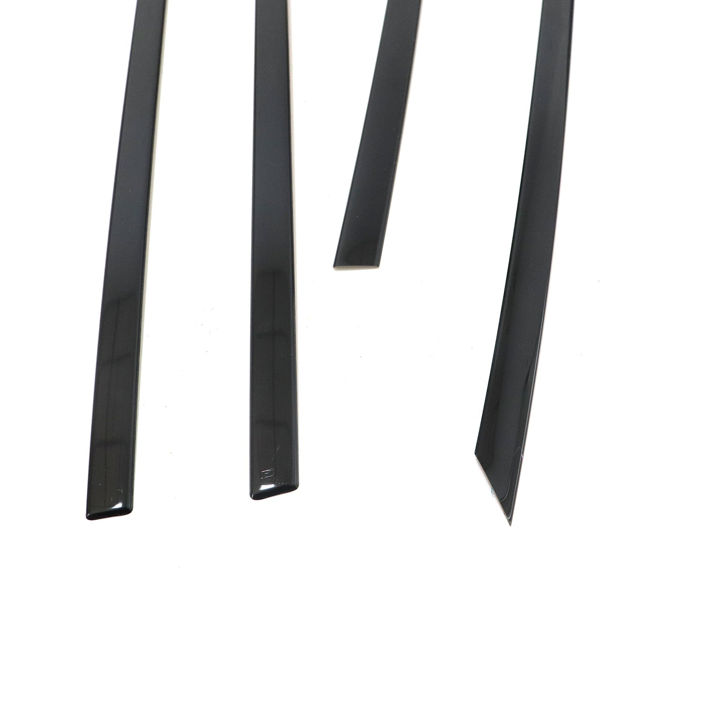 For BMW 3 Series E90 2006-2012 Window Sill Molding Trim Strips Gloss Black New
