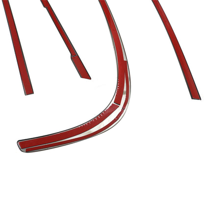 For BMW 3 Series E90 2006-2012 Window Sill Molding Trim Strips Gloss Black New