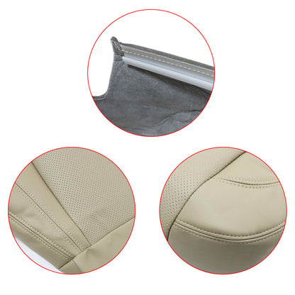 Fit Lexus GS430 2001-2005 Front Left Bottom Perforated Leather Cover Ivory Tan