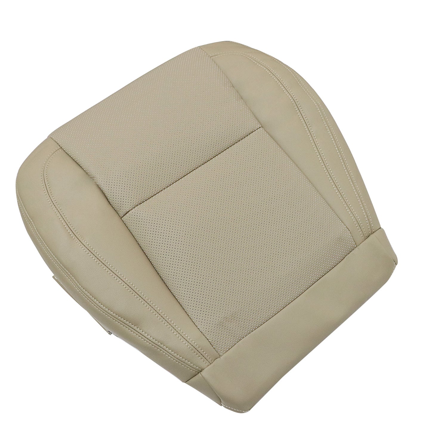 Fit Lexus GS430 2001-2005 Front Left Bottom Perforated Leather Cover Ivory Tan