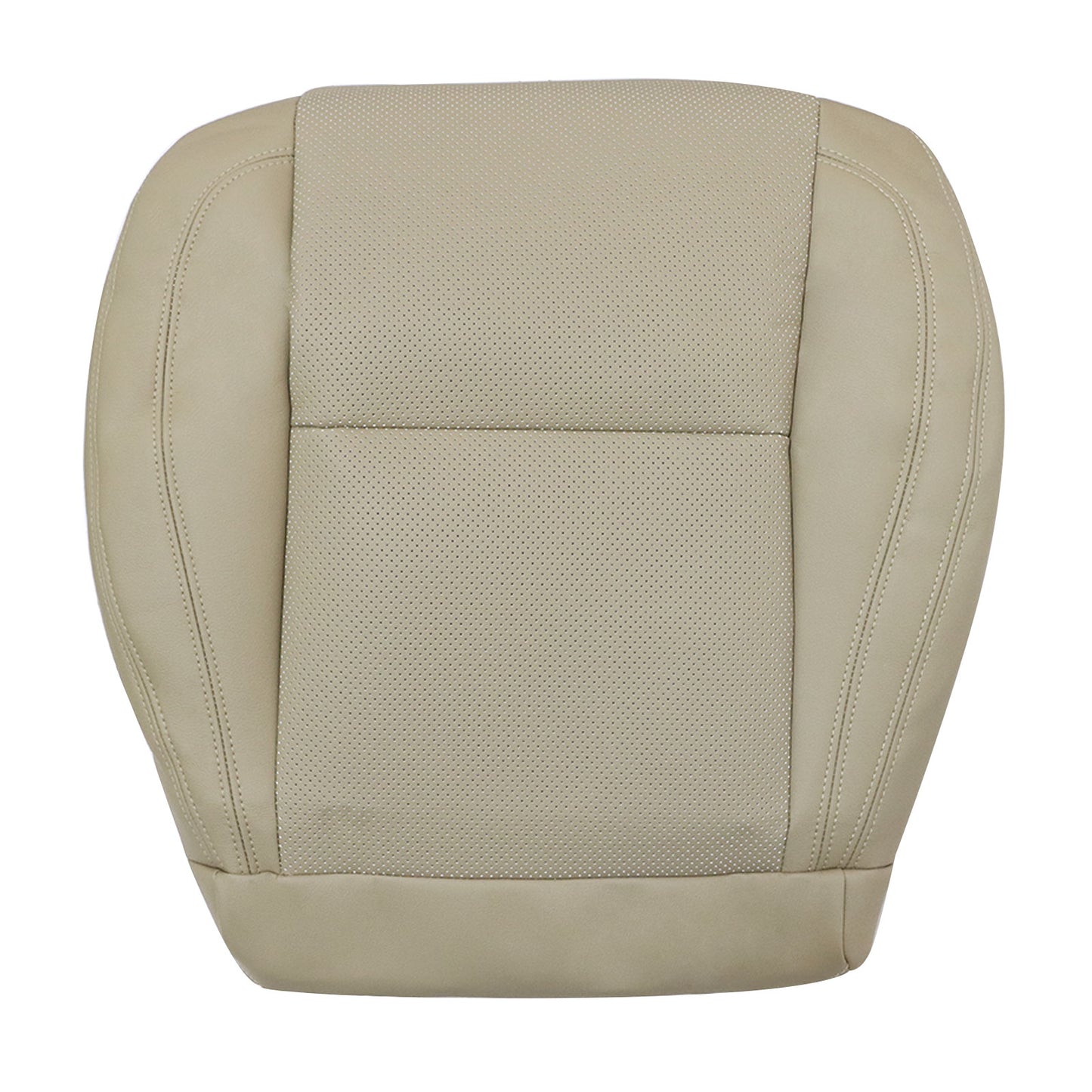 Fit Lexus GS430 2001-2005 Front Left Bottom Perforated Leather Cover Ivory Tan