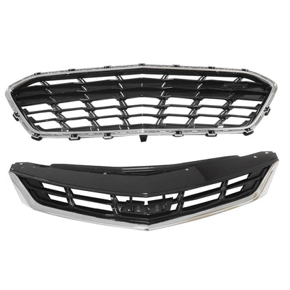 84009674 For 2016-2019 Chevrolet Cruze Front Bumper Upper&Lower Grille Grill Set