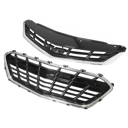 84009674 For 2016-2019 Chevrolet Cruze Front Bumper Upper&Lower Grille Grill Set