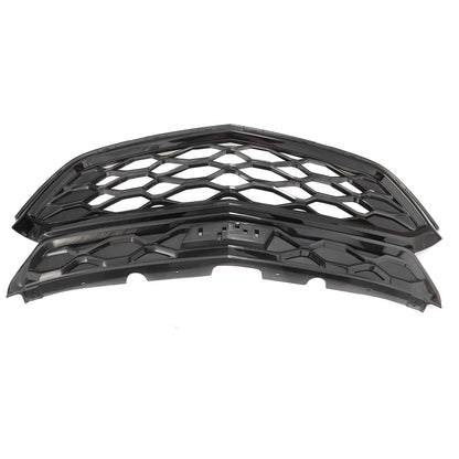 Fit For 2018-2021 Chevrolet Equinox Front Bumper Upper Grille Grill Mesh Glossy