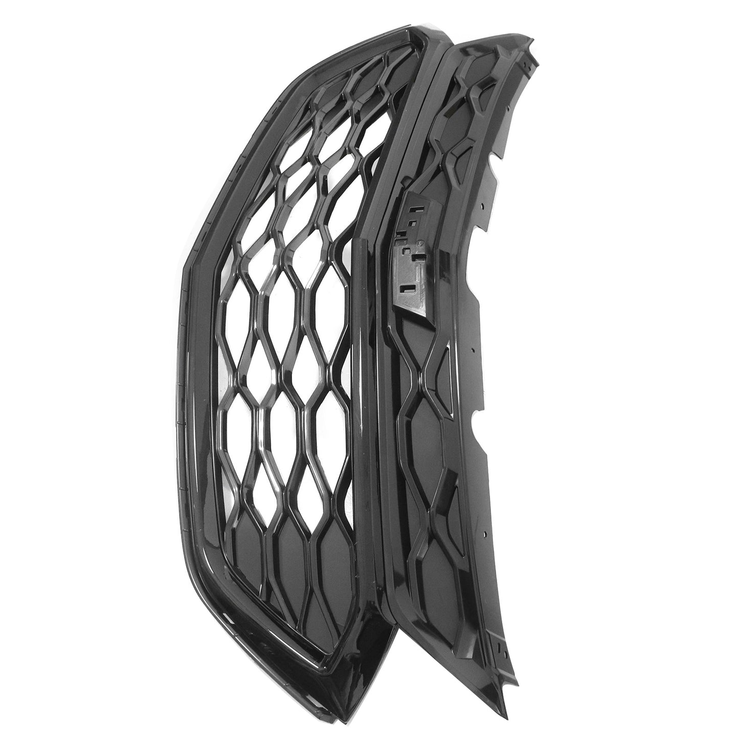 Fit For 2018-2021 Chevrolet Equinox Front Bumper Upper Grille Grill Mesh Glossy