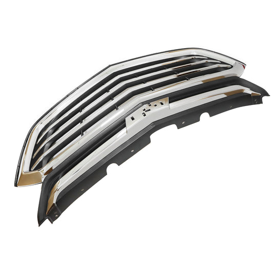 For Chevrolet Equinox 2018 2019 2020 2021 Front Bumper Upper Grille Black&Chrome