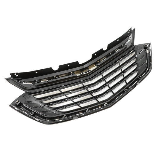 For Chevrolet Equinox 2018 2019 2020 2021 Front Bumper Upper Grille Black&Chrome