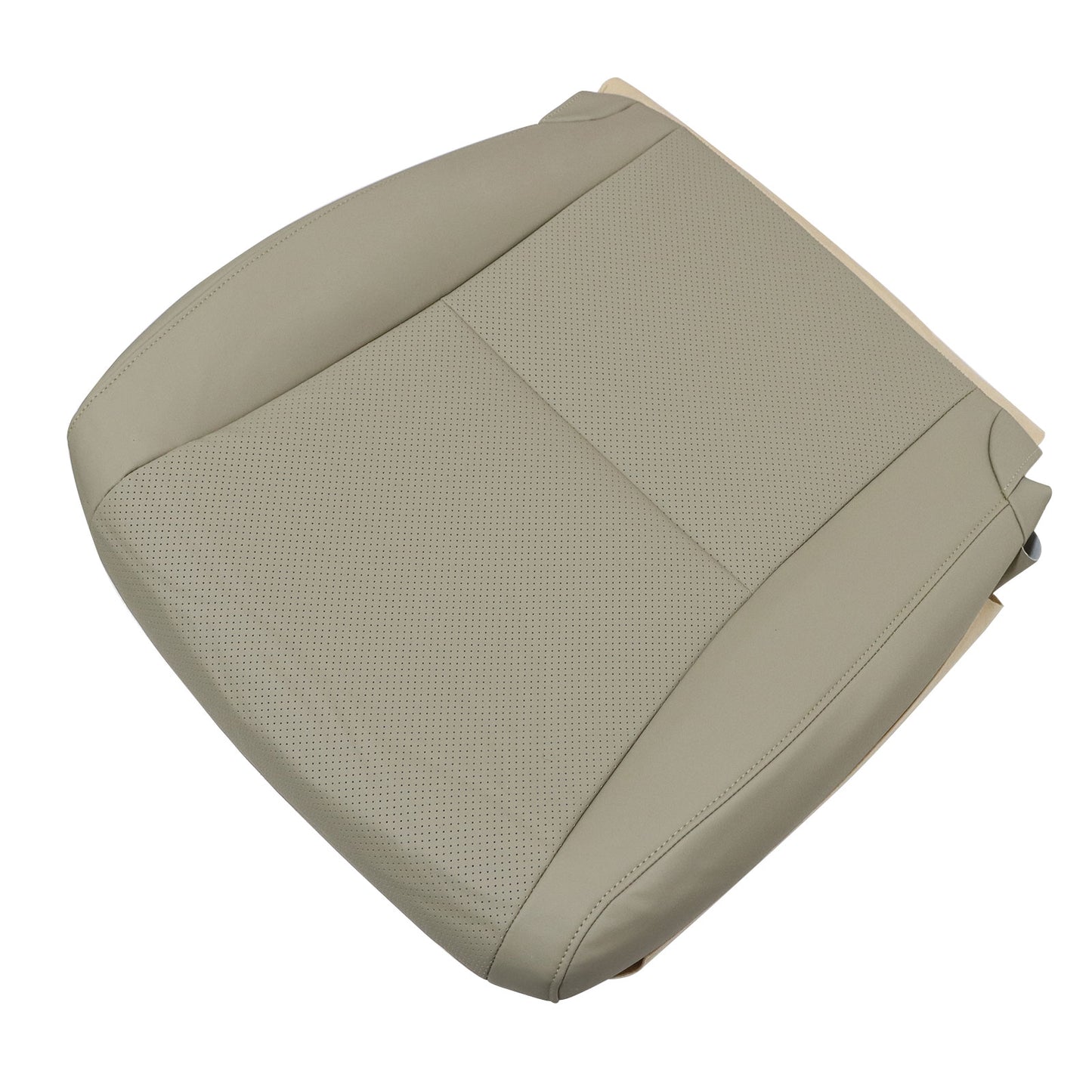 Passenger Bottom Perf Leather Seat Cover Tan For 2010-2015 Lexus RX350 RX450h