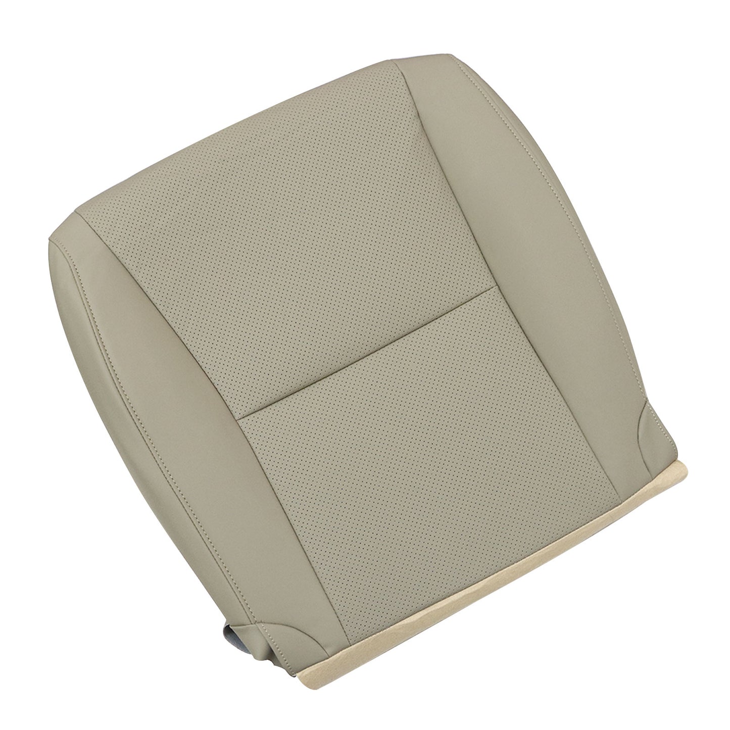 Passenger Bottom Perf Leather Seat Cover Tan For 2010-2015 Lexus RX350 RX450h