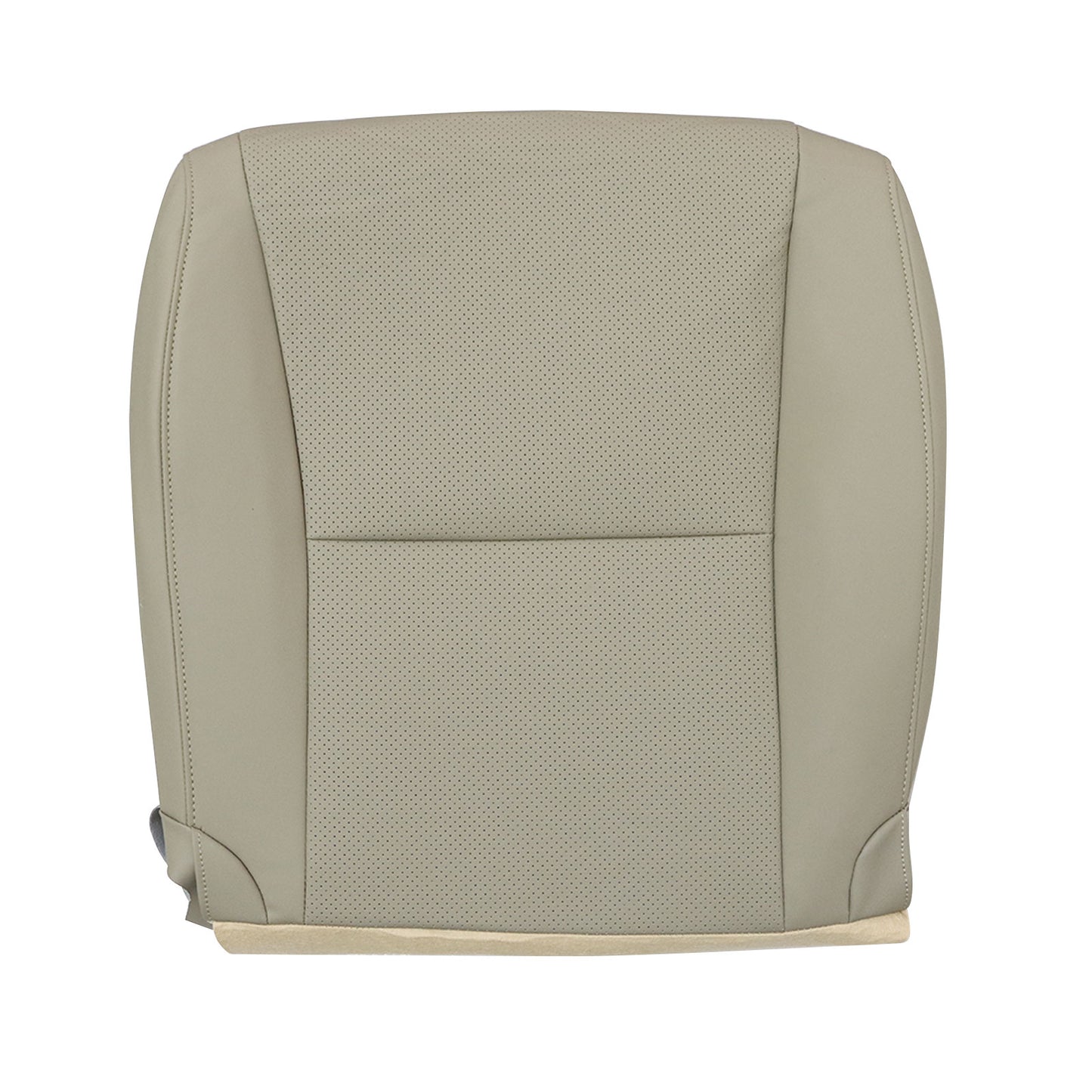 Passenger Bottom Perf Leather Seat Cover Tan For 2010-2015 Lexus RX350 RX450h