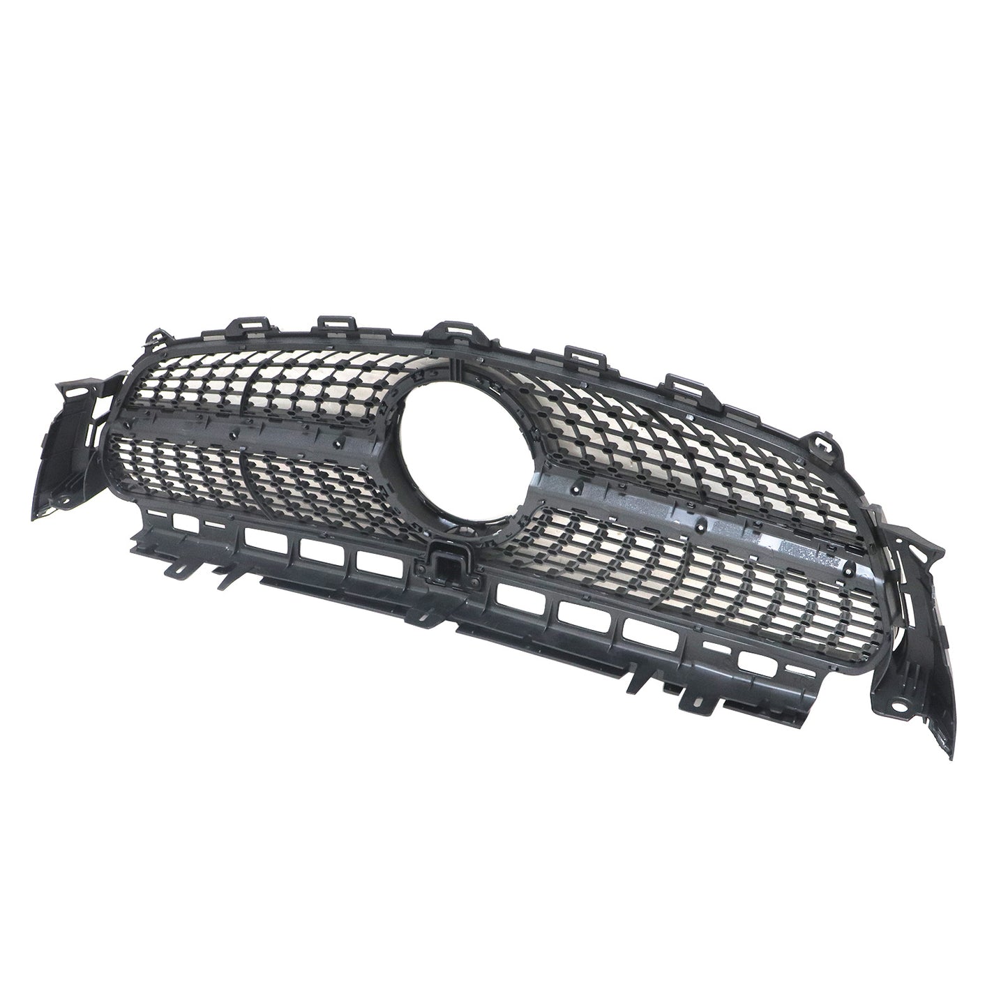 For MERCEDES W213 E300 E350 E400 16-20 Diamond Style Front Bumper Grille