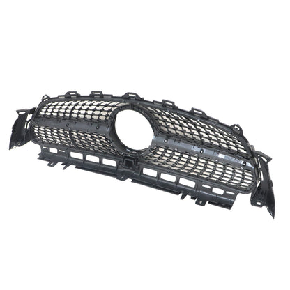 For MERCEDES W213 E300 E350 E400 16-20 Diamond Style Front Bumper Grille