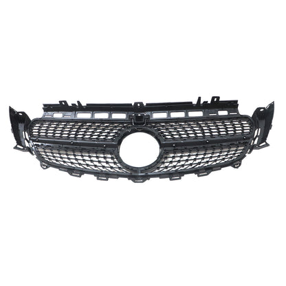 For MERCEDES W213 E300 E350 E400 16-20 Diamond Style Front Bumper Grille