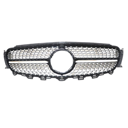 For MERCEDES W213 E300 E350 E400 16-20 Diamond Style Front Bumper Grille