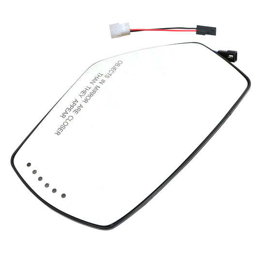 Right Side Heated Mirror Glass W/Signal For 2014-2018 Chevrolet Silverado Sierra