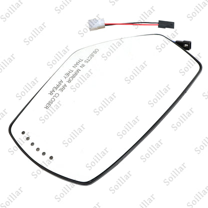 Right Side Heated Mirror Glass W/Signal For 2014-2018 Chevrolet Silverado Sierra